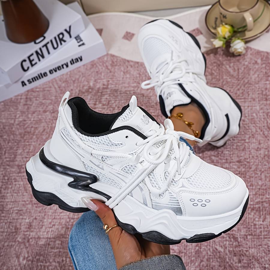 Women S Sneakers Color White And Black Sizeuk 3