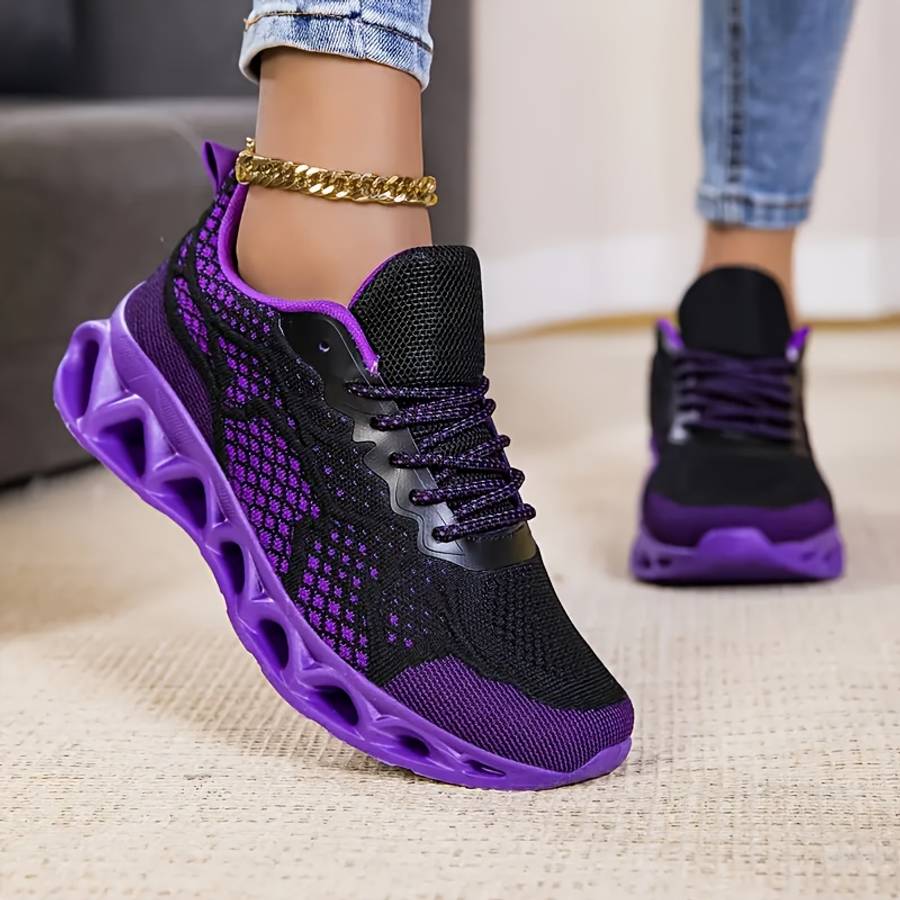Women S Sneakers Color Purple Sizeuk 4.5