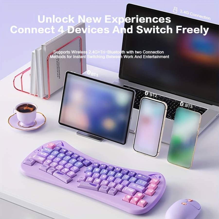 Keyboard Color Purple