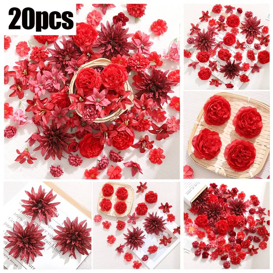Wedding Supplies Color Red Quantity 20Pcs