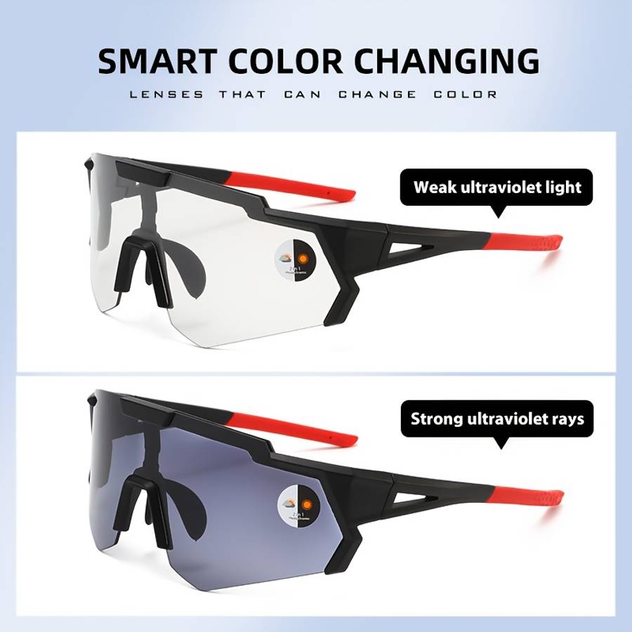 Cycling Glasses Color C5 Red