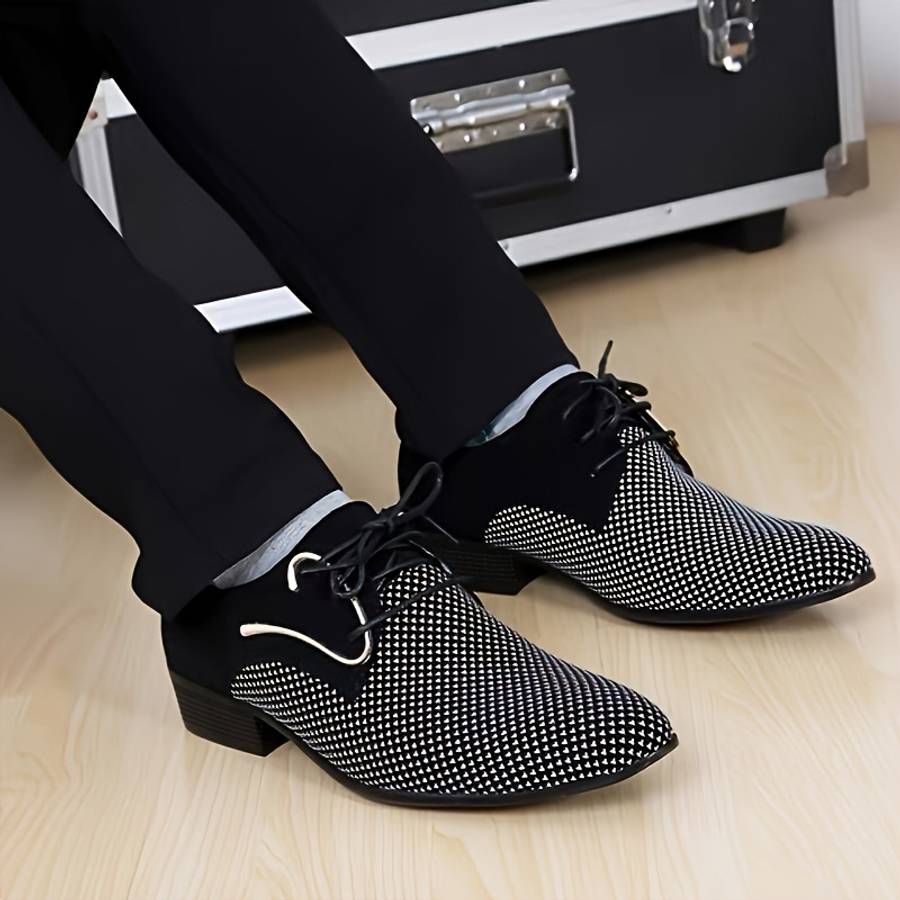Mens Leather Shoes Color Navy Color Sizeuk 10