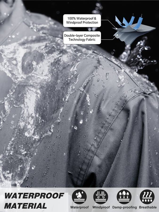 Raincoat Grey Size Uk M