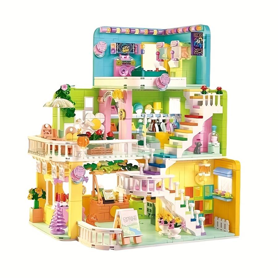 Building Toy Architectural Model Toy Set Quantity 1435Pcs
