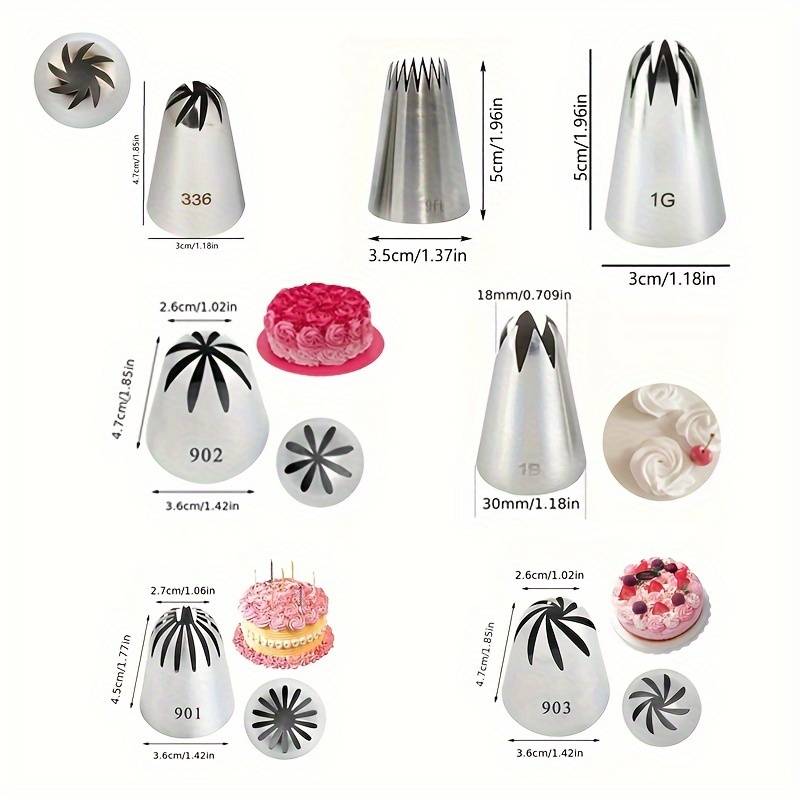 Professional Cake Decorating Head Quantity 8Pcs