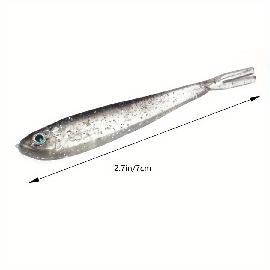 10pcs Premium Soft Baits for Bass Fishing Realistic Rubber Lures PVC Material Ideal for Fre