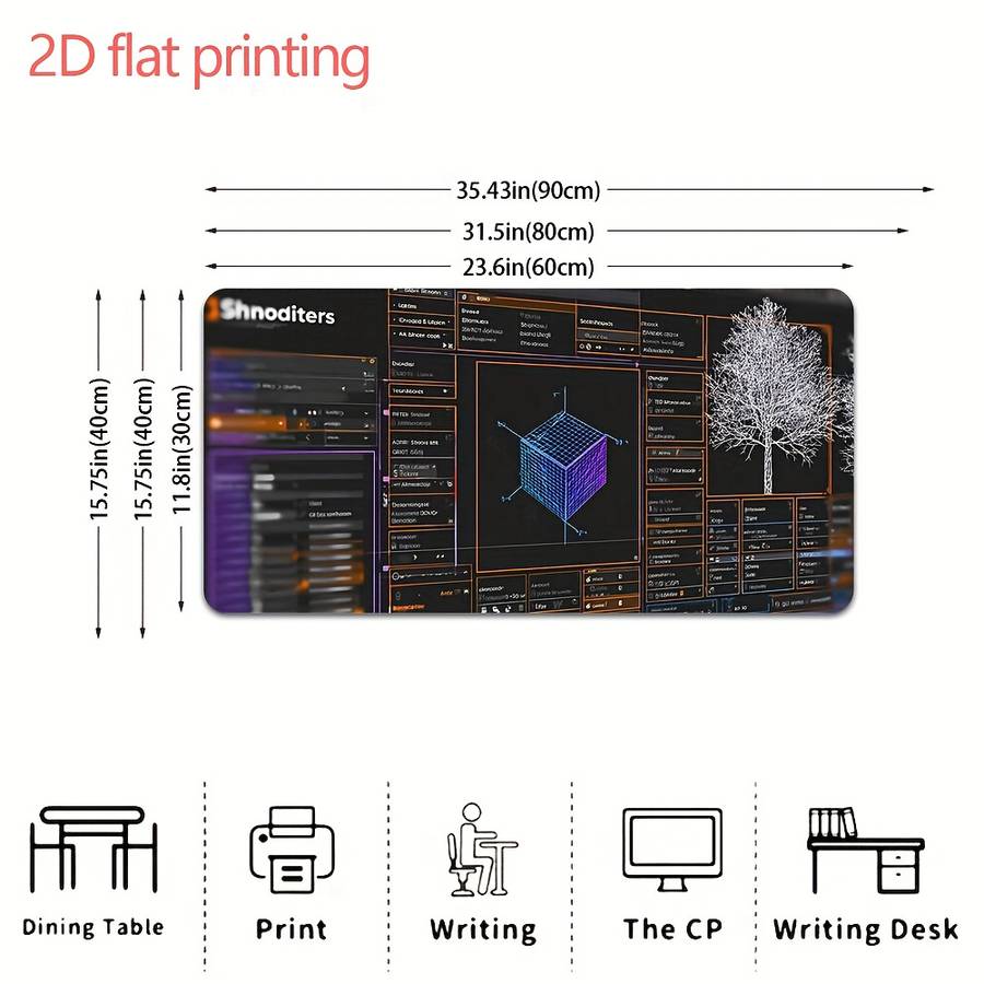 Mouse Pad Size 39.88X79.76Cm