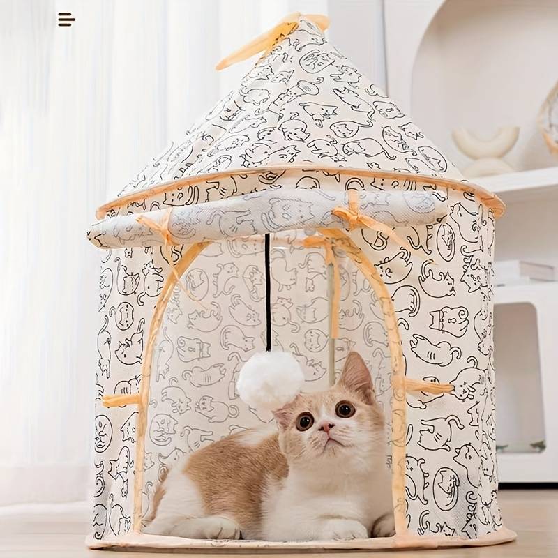 Pet Supplies Color Khaki Cat Bed