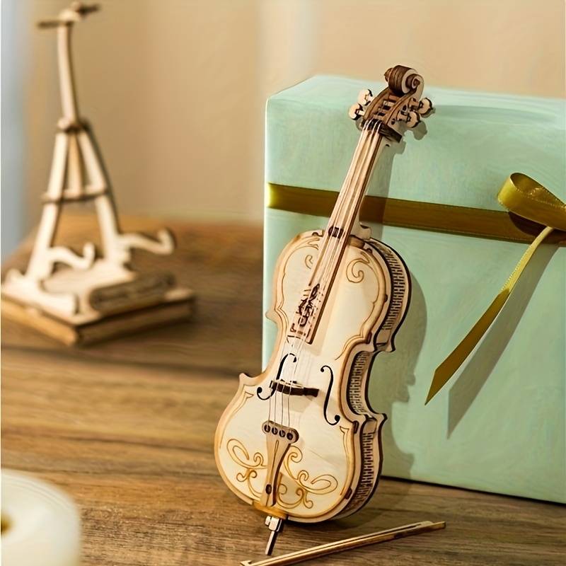 3D Puzzle Musical Instrument Model Model Cello Building Blocks Puzzle