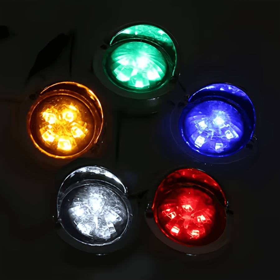 Car Lights Color Red. Quantity