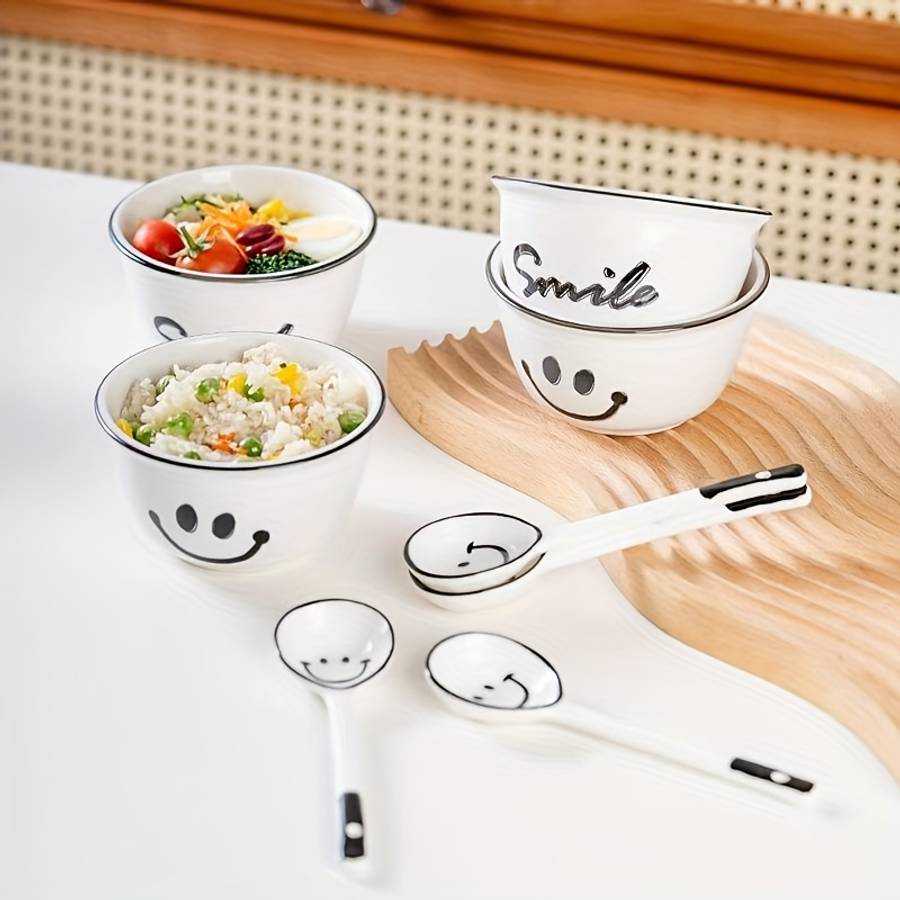 Bowl Items 2Pcs Bowl2Pcs Spoon
