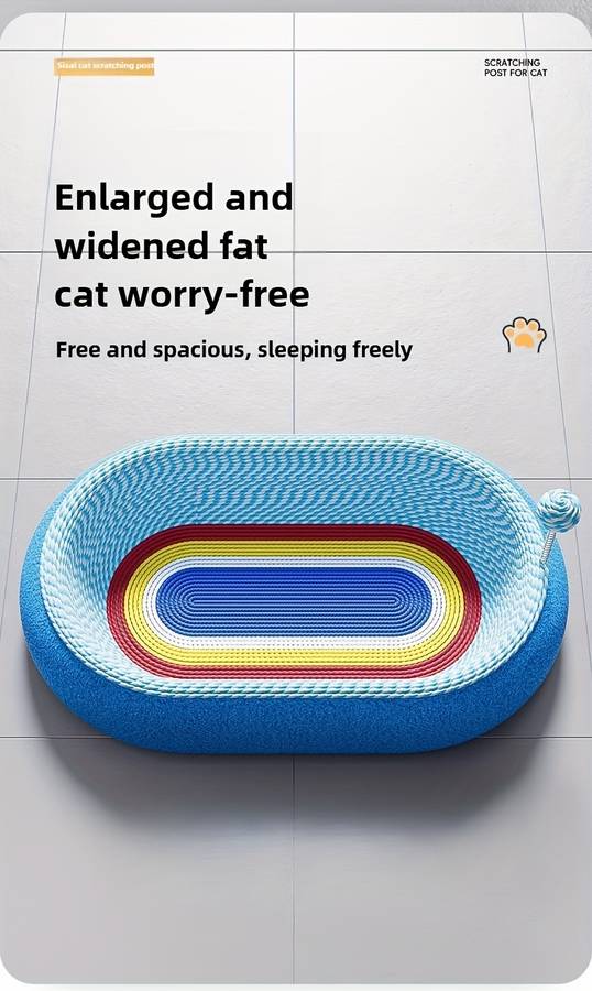 Pet Supplies Color Starry Sky Oval Deep Basin  Add  Cat Teaser Wand