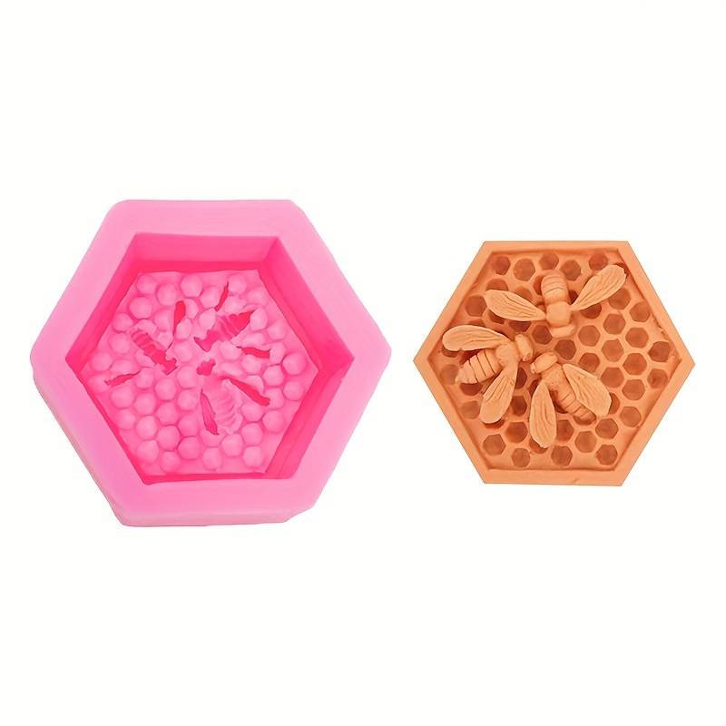 Suitable For Baking Molds Items Pink Honeycomb