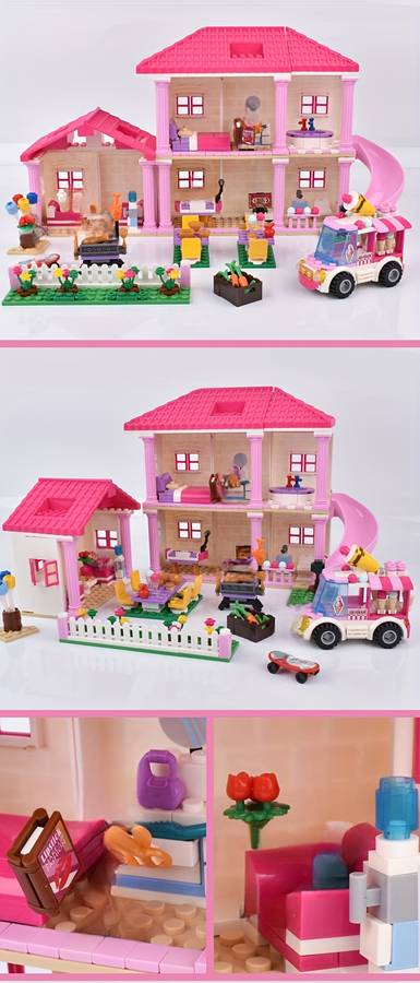 Building Toy Architectural Model Toy Set Quantity 1142Pcs