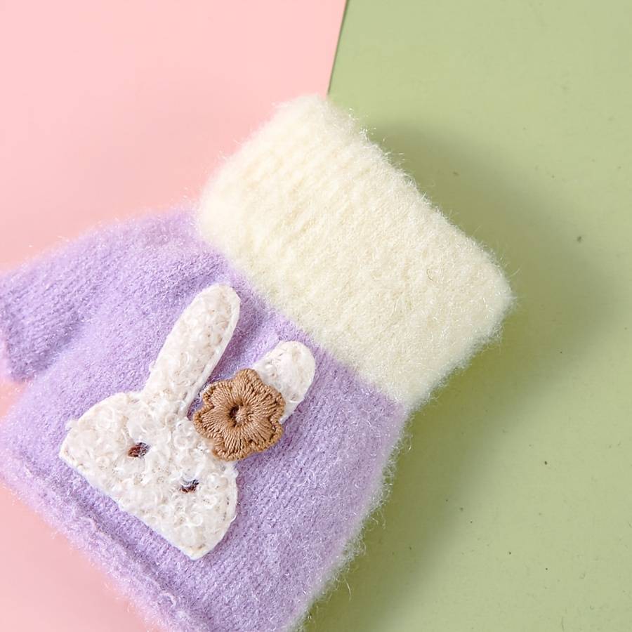 Winter Gloves Color Pink