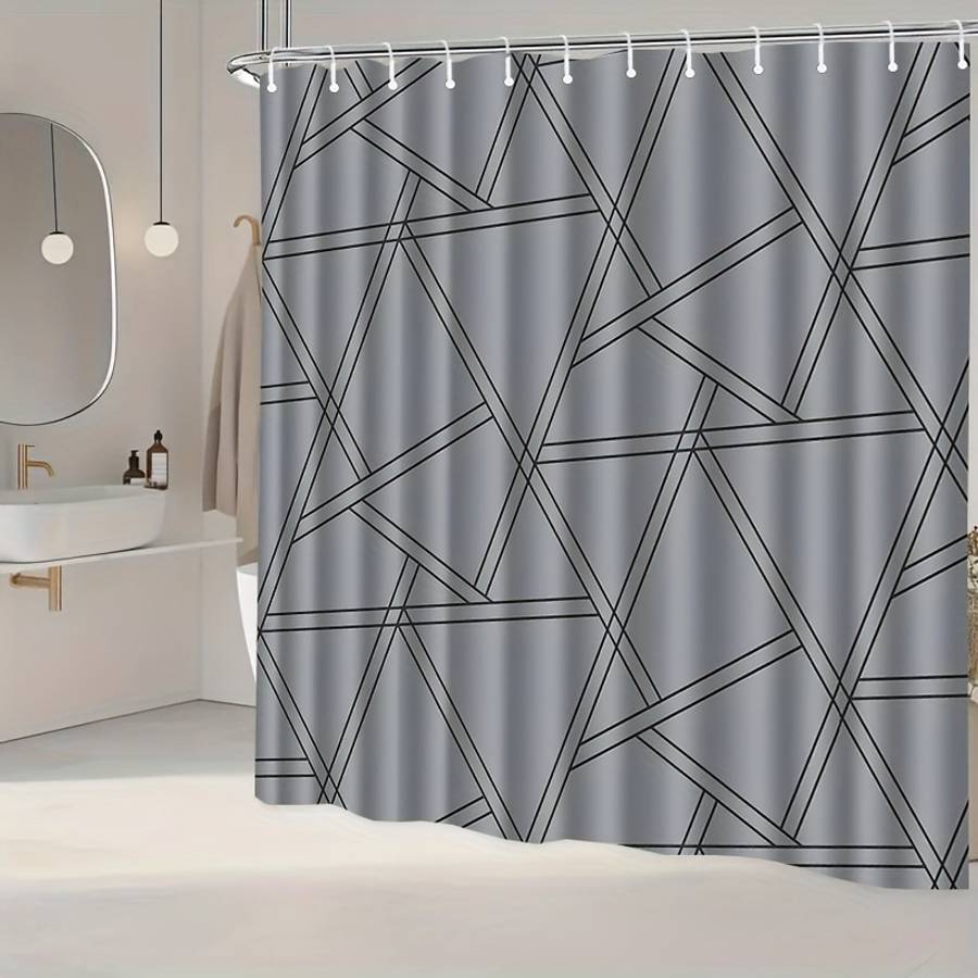 Waterproof Shower Curtain Color Polychrome Size 100X200 100.0Cm*200.0Cm