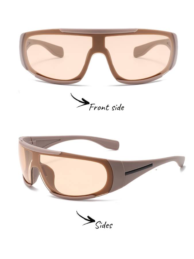 Cycling Glasses Color C5 Black Red Mirror