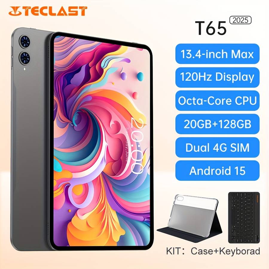 Versatile Teclast T65 Tablet Max For Business With High Res Display 13 4 Inch
