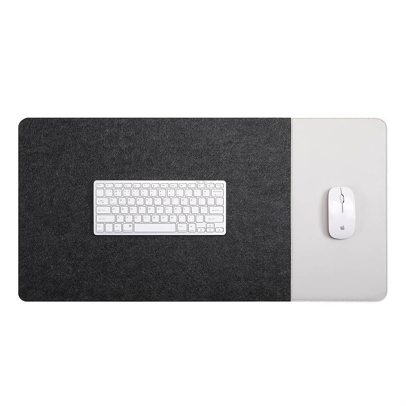 Mouse Pad Color Light Gray Felt   Add  White Size 100Cmx50Cm