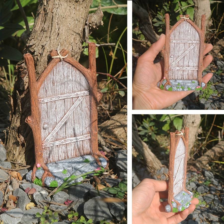 Backyard Statues Mini Bath Window Garden Fairy Power Arch For Door Door