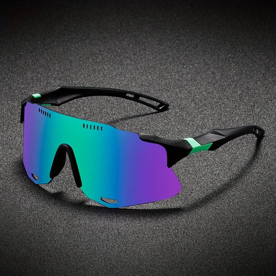 Cycling Glasses Color Black Framed Red Lens