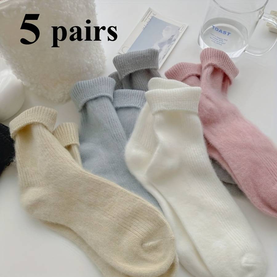 Women S Socks Color 5 Pairs Of Random Colors Size Onesize