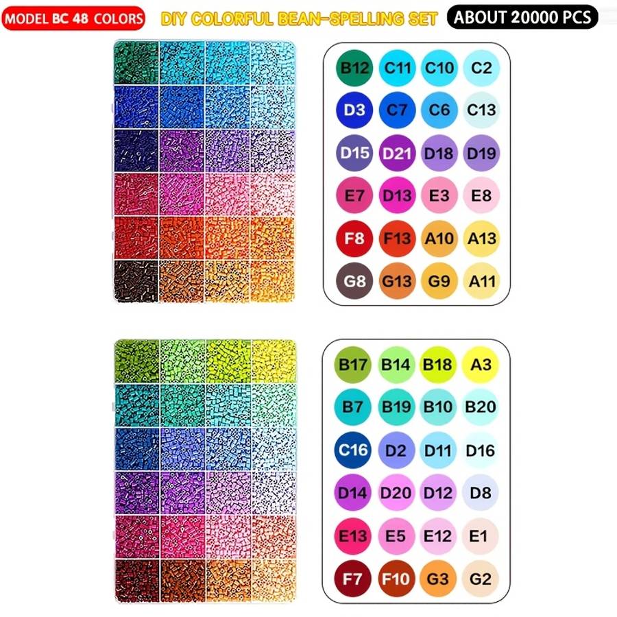 Perler Bead Set C 24 Colors