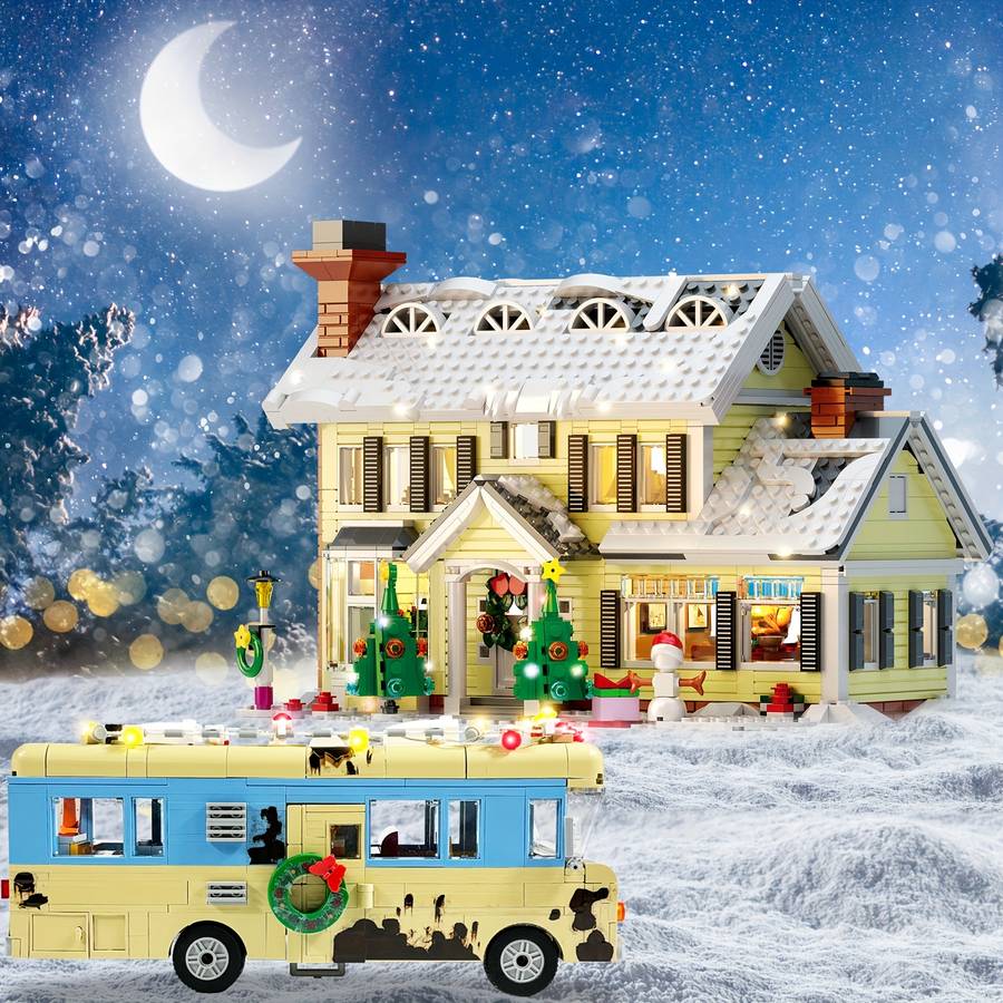 Building Toy Architectural Model Toy Set Color Yellow