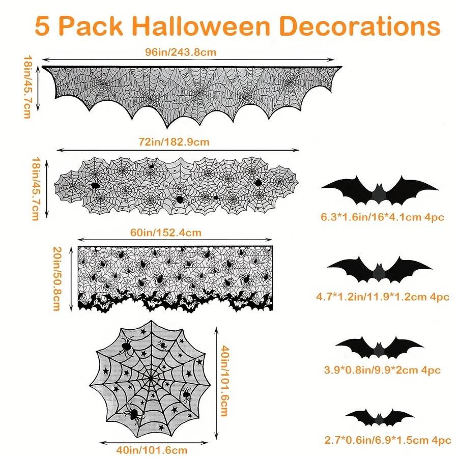 Halloween tablecloth decoration Model 5pack Halloween Decorations