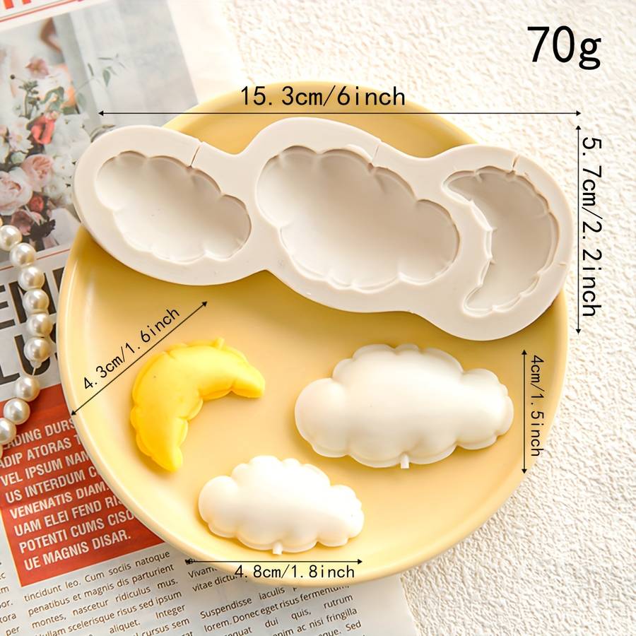 Suitable For Baking Molds Model Crease Star Silicone Mold