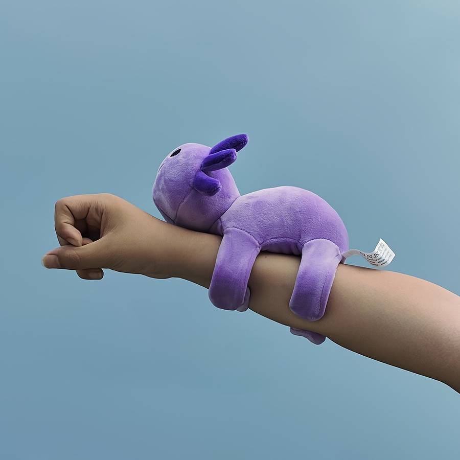 Plush Toyss color Bracelet purple size 18cm