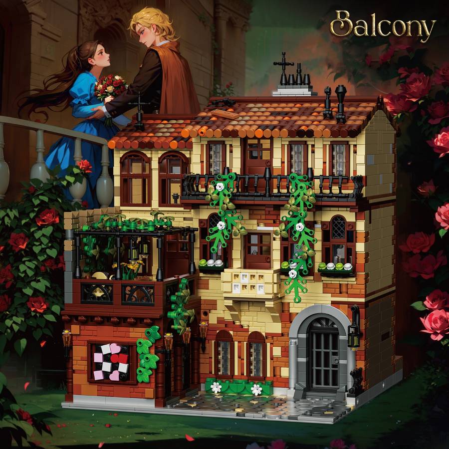Building Toy Architectural Model Toy Set Style 36002 Balcony