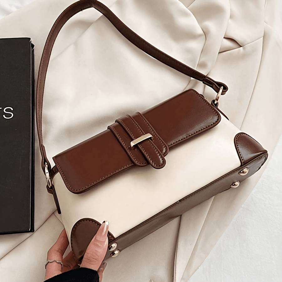 Women S Handbags White Brown
