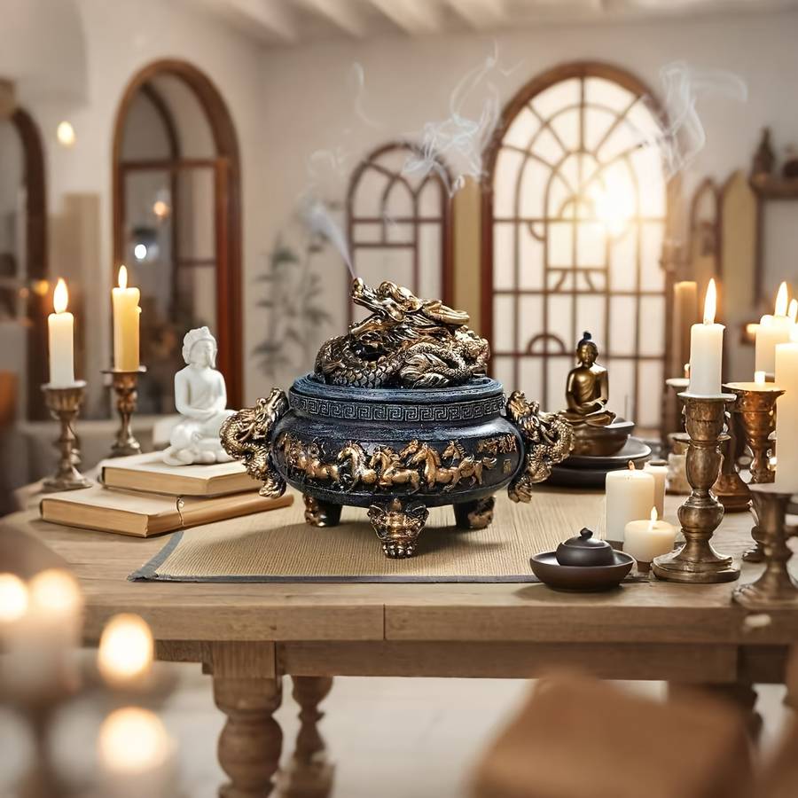 Incense Burner Color  Bronze 1