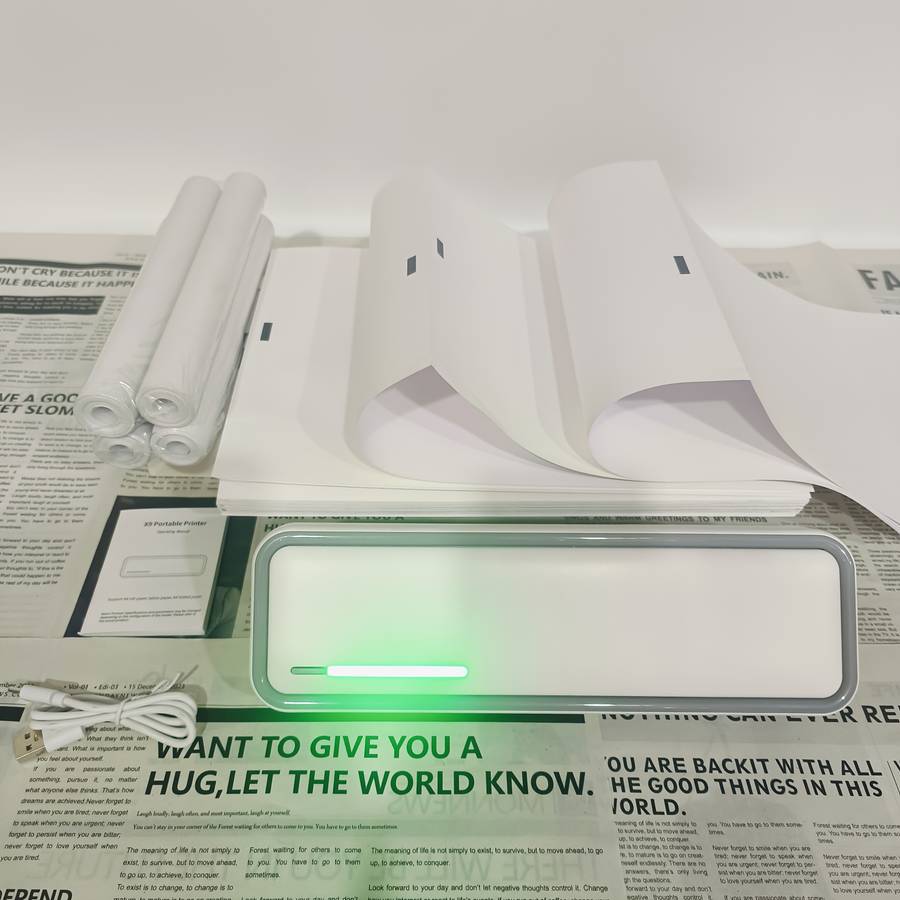 Printer Color White 5 Rolls  100 A4 Sheets