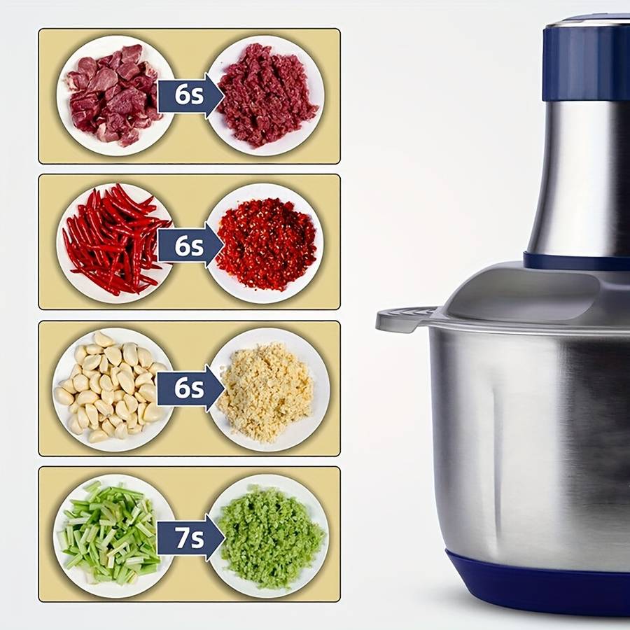 Pruzoo 5L Electric Food Mincer Food Processor Heavy Duty
