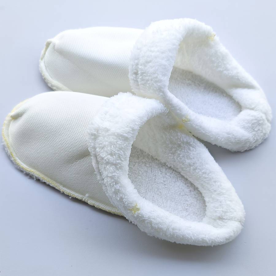 Cotton Slippers Color White Size38-39
