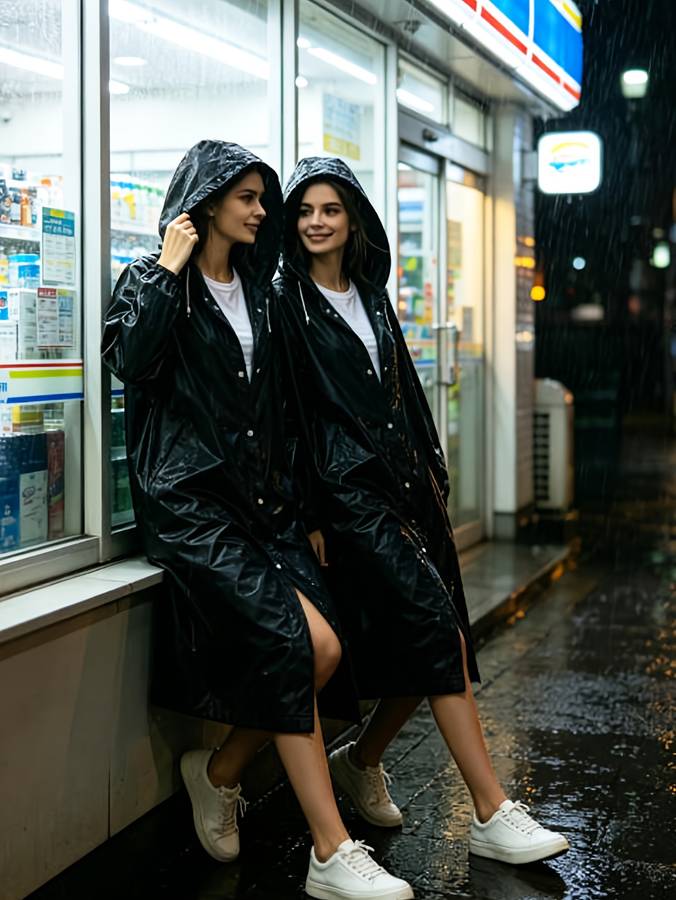 Raincoat Space Gray Size Onesize