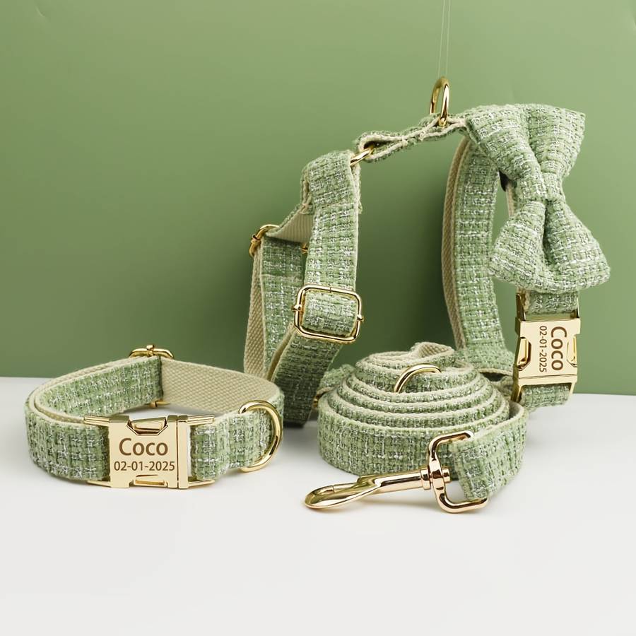 Dog Leash Color Khaki 4Pcs Size Xs