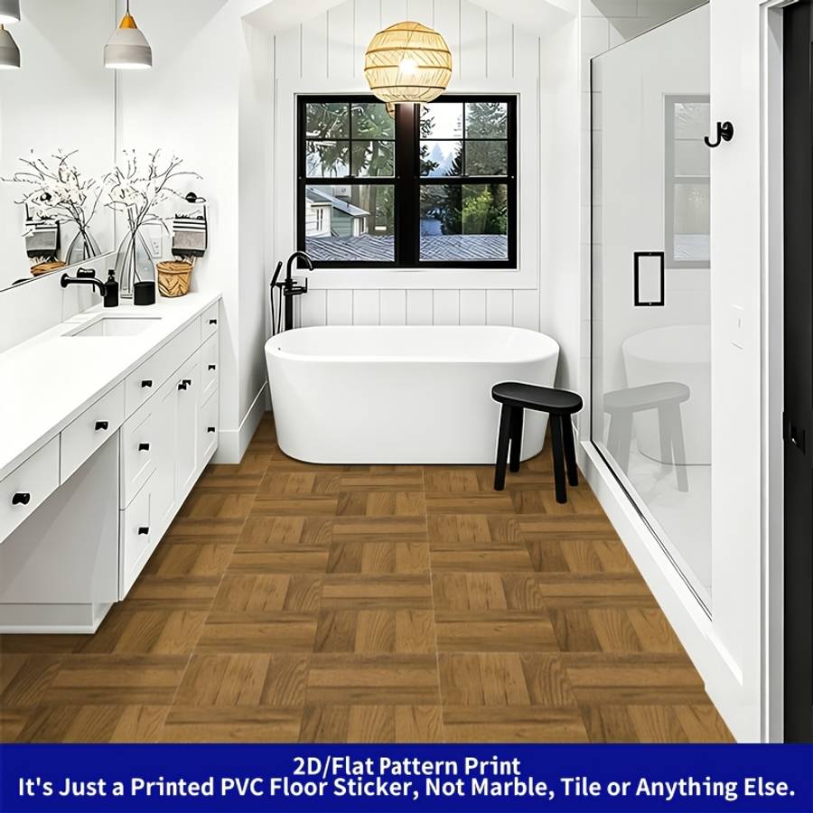 Self Adhesive Floor Stickers 11.8Inchx11.8Inch30X30Cm