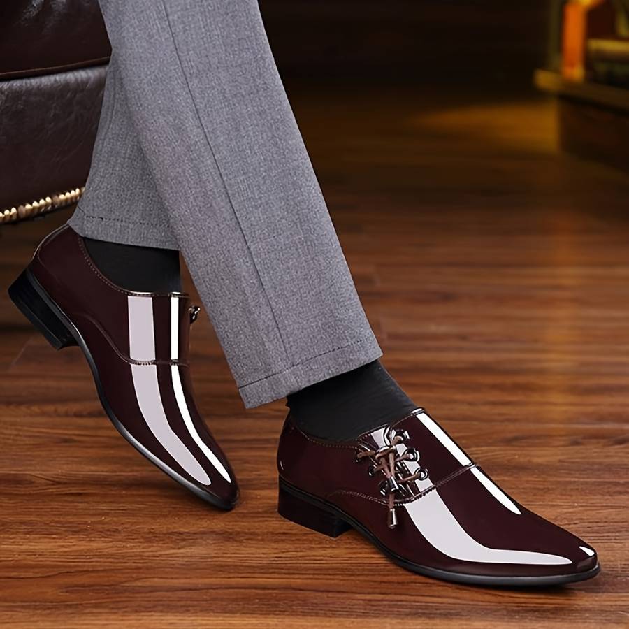 Mens Leather Shoes Color Brown Sizeuk 8