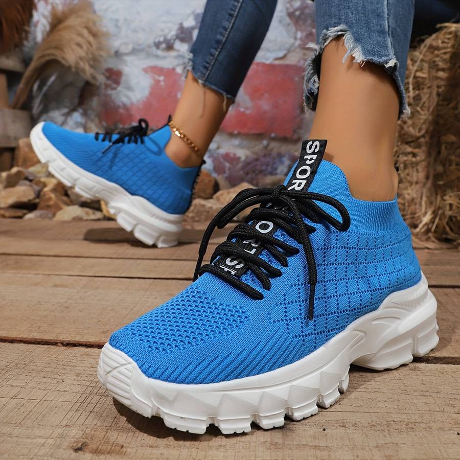 Women S Sneakers Color Blue Sizeuk 8
