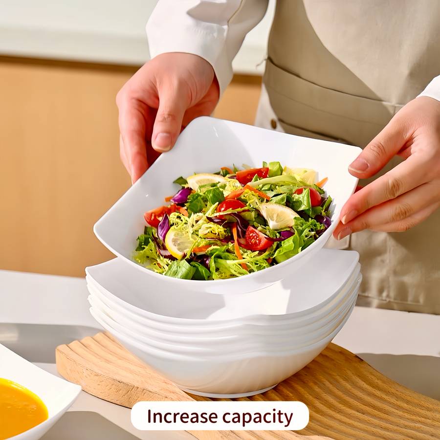 Bowl Items 6Pcs 2 Bowls  2 Plates  2 Spoons
