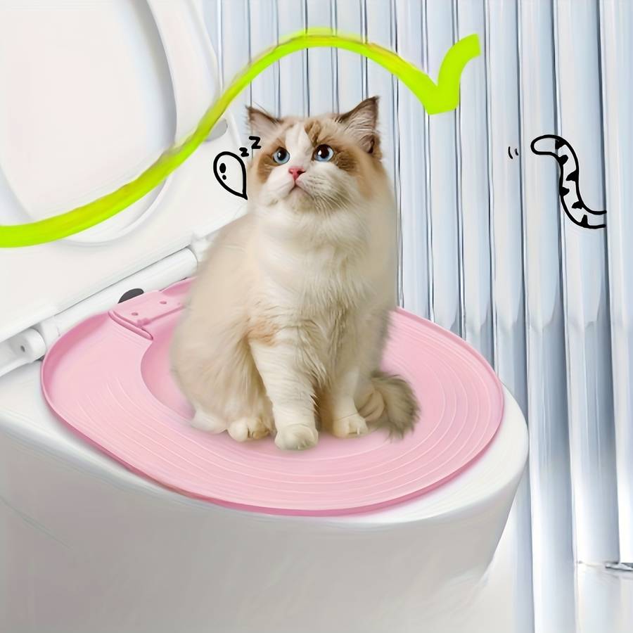 Pet Supplies Color Gray    Cat Toilet Training Basin Size Set
