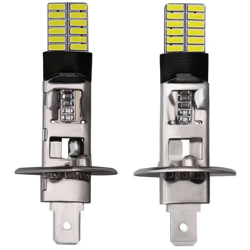2pcs H1 High Power LED 6000K Xenon Fog Lights For Cars 12V Daytime Running