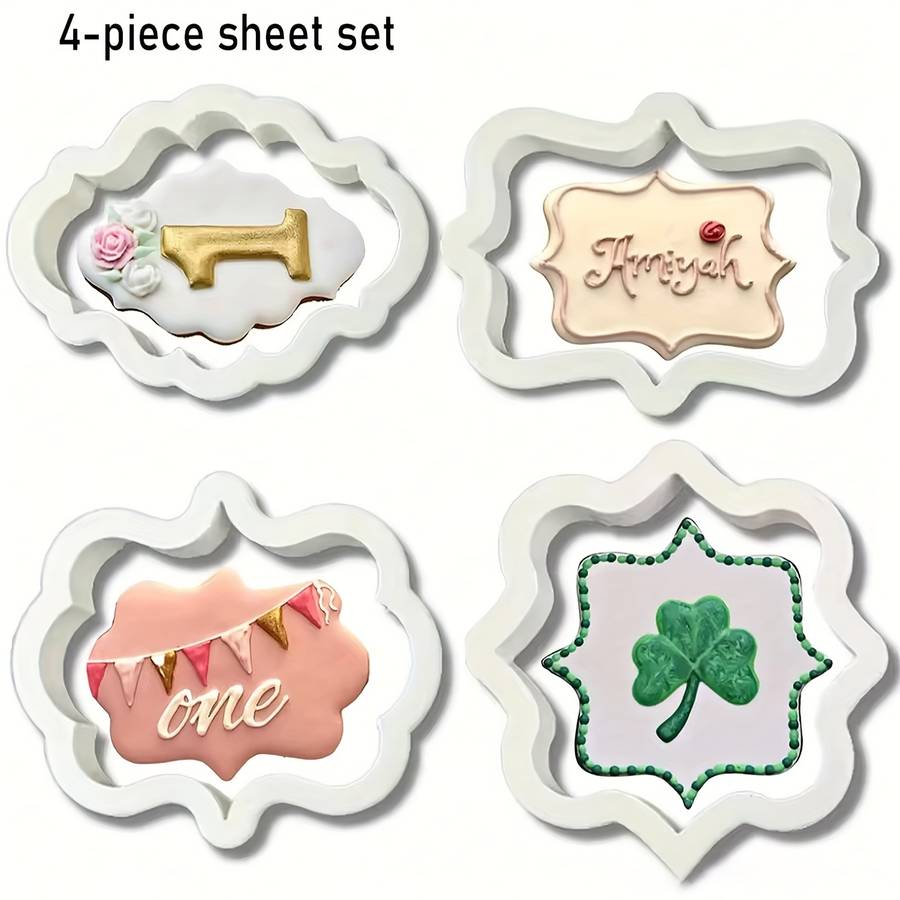 Suitable For Baking Molds Color White Quantity Four Piece Set