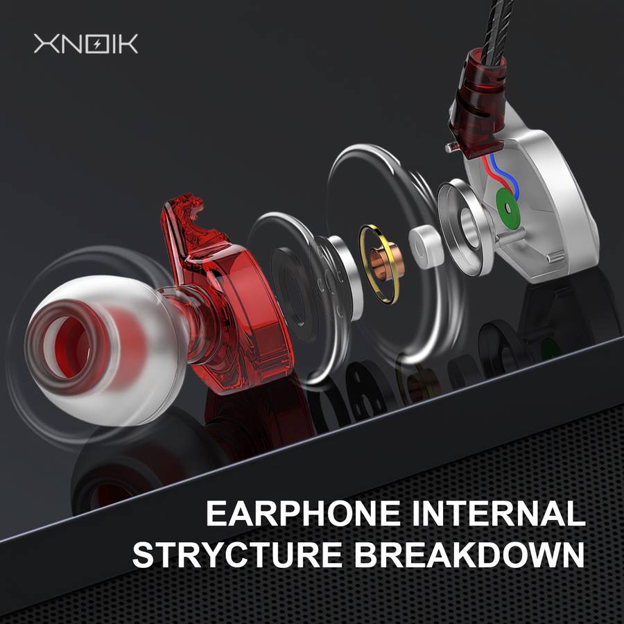 Wired Headphones Grey Items Style A 3.5Mm Earphone