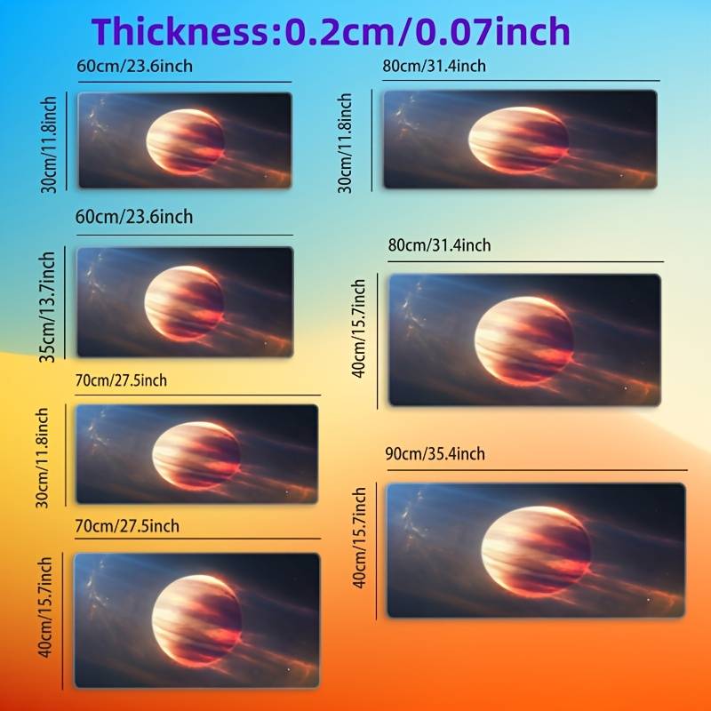 Mouse Pad Size 27.511.8Inch