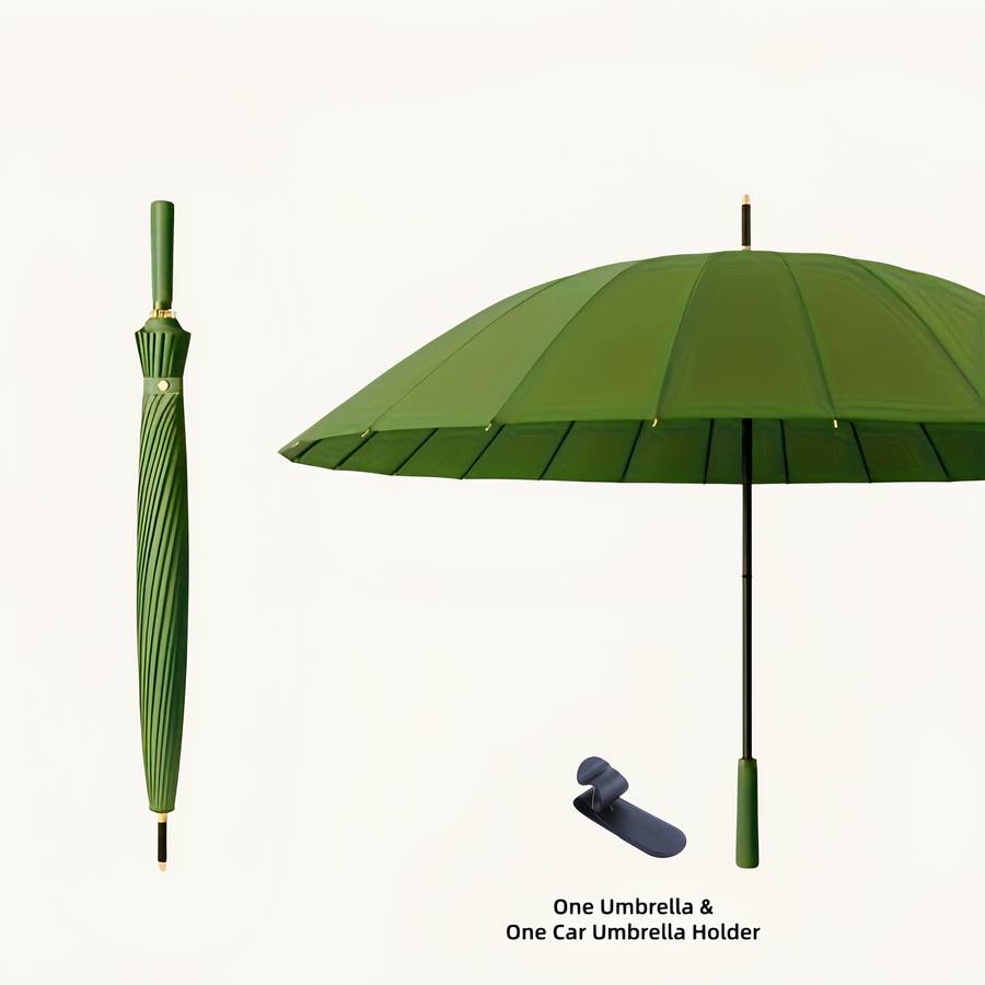 Umbrella Color 16Rib Star Gray Automatic Model  Umbrella Storage Rack
