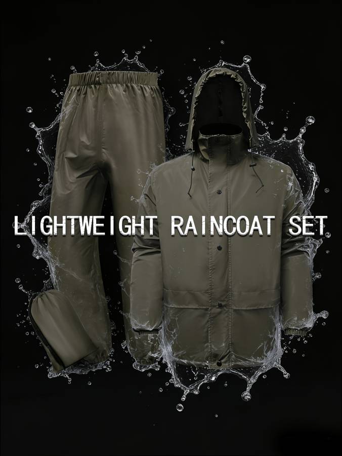 Raincoat Dark Brown Size M
